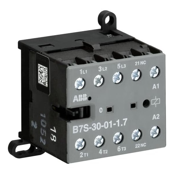 Abb B7S-30-01-1.7, 3P MINI CONTR, 24VDC, 1.7W, 1NC, PK 10 B7S-30-01-1.7 - main